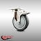 Service Caster 5 Inch 316SS Thermoplastic Rubber Swivel Top Plate Caster with Total Lock Brake SCC-SS316TTL20S514-TPRB - alternate 4